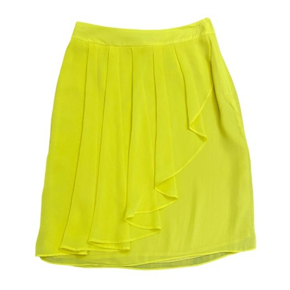 H&M Yellow A-Line Skirt
